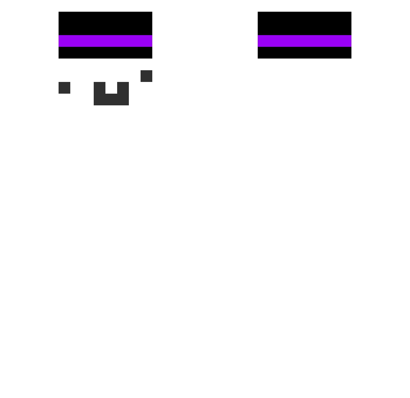 chance20002 Minecraft skin, front and back view