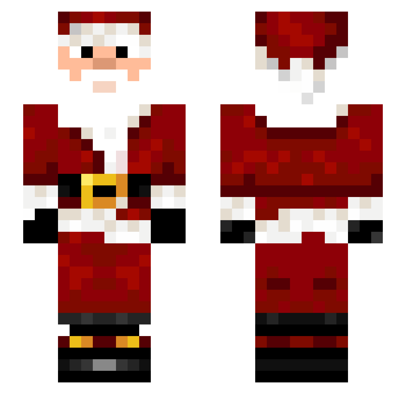 kweeee Minecraft skin, front and back view