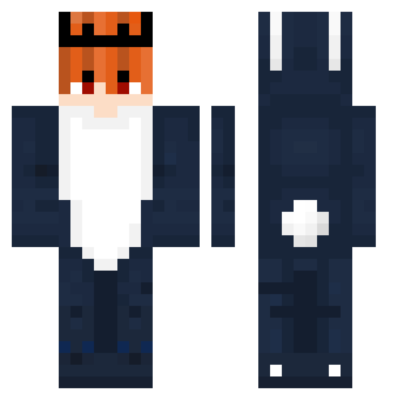 corrado09 Minecraft skin, front and back view