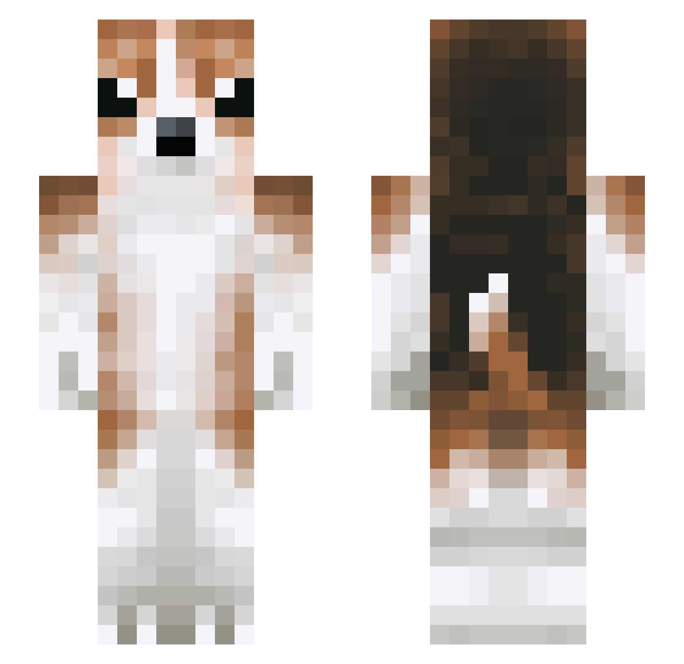 awxe_tt Minecraft skin, front and back view
