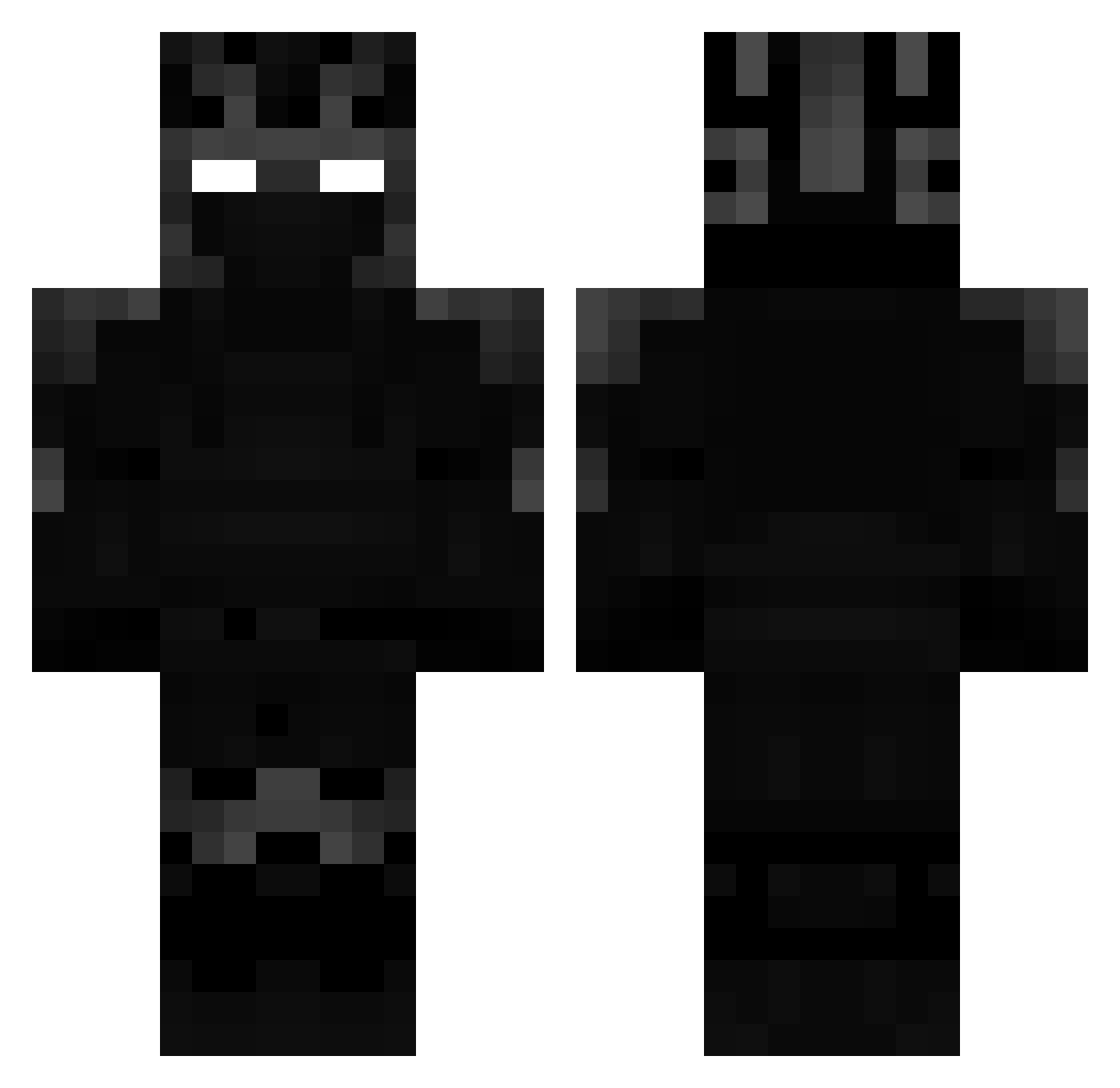 ksgboss Minecraft skin, front and back view