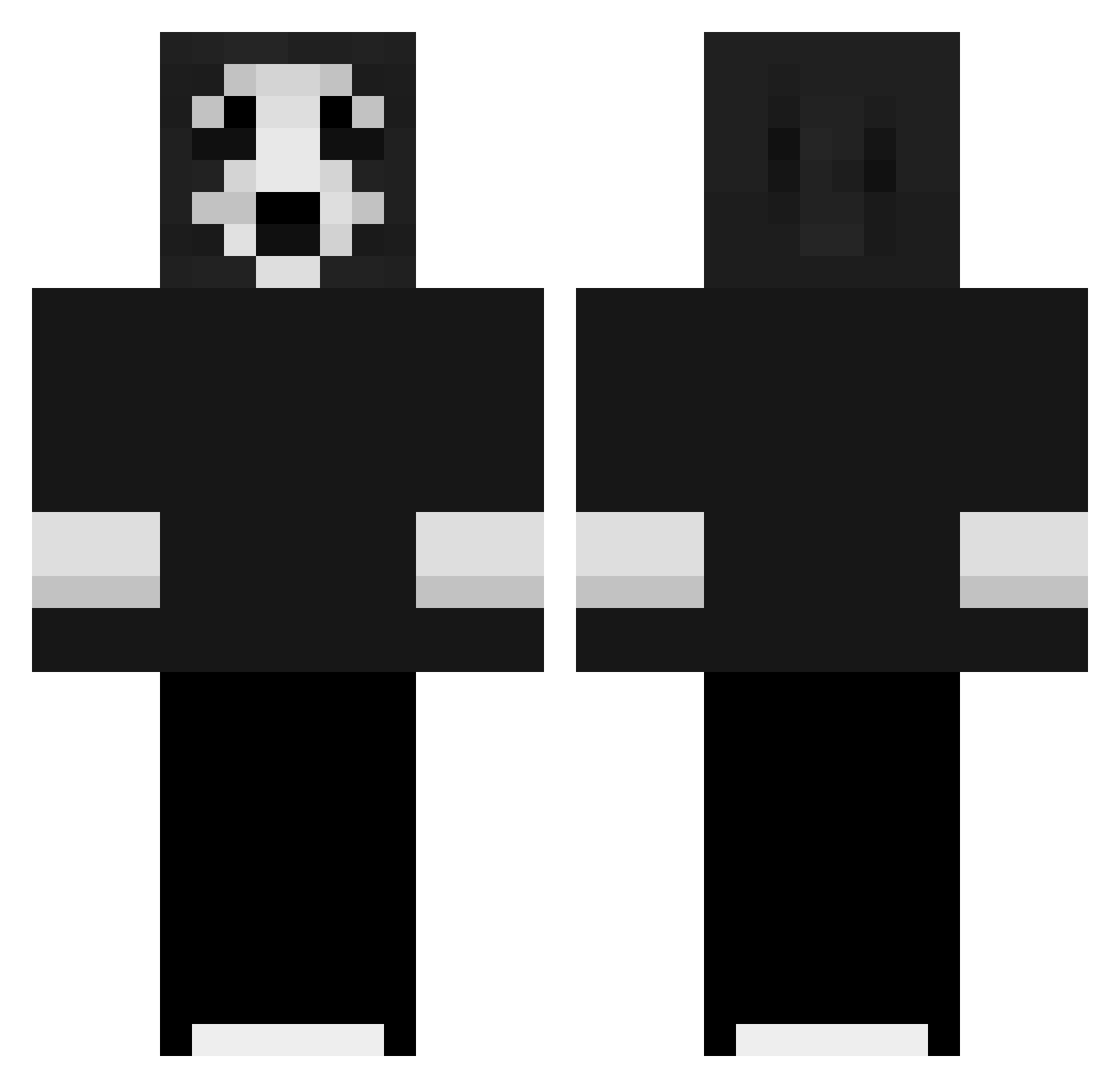 Rip_Reaper999 Minecraft skin, front and back view