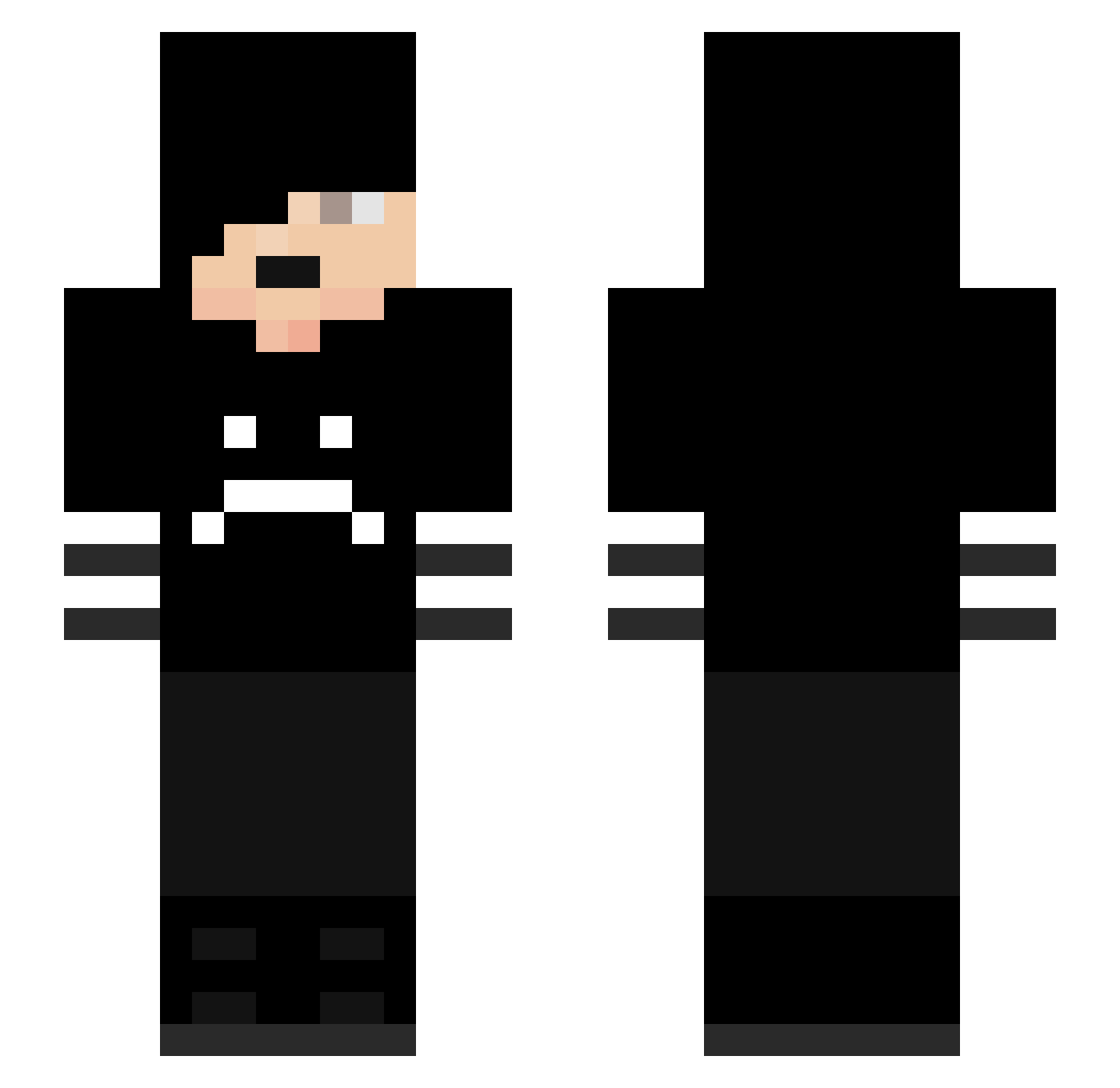 jonatherlan Minecraft skin, front and back view