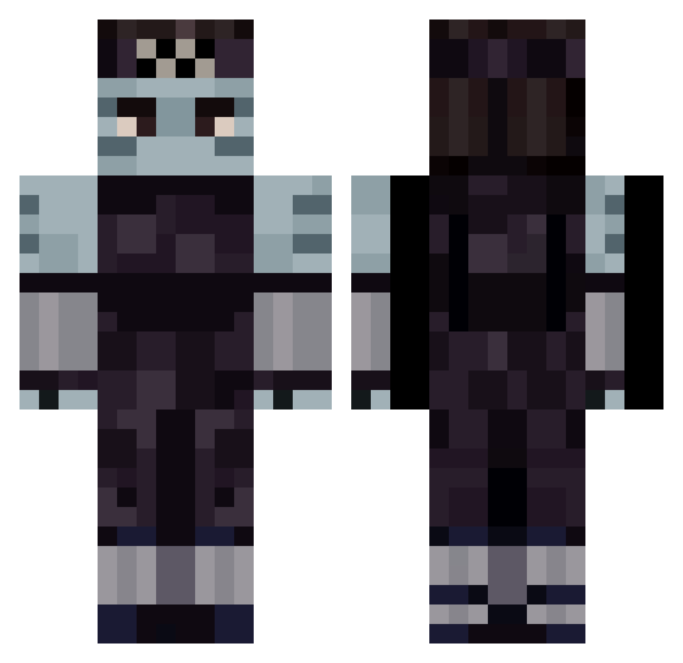 MagyarHoher Minecraft skin, front and back view