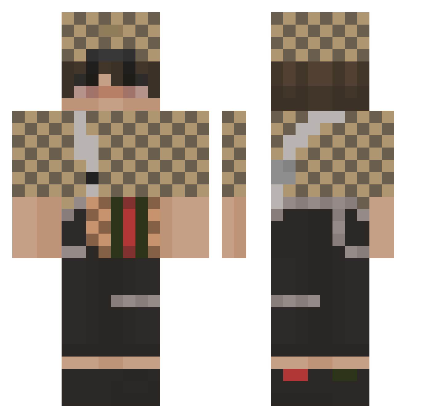 sebitaeltularika Minecraft skin, front and back view