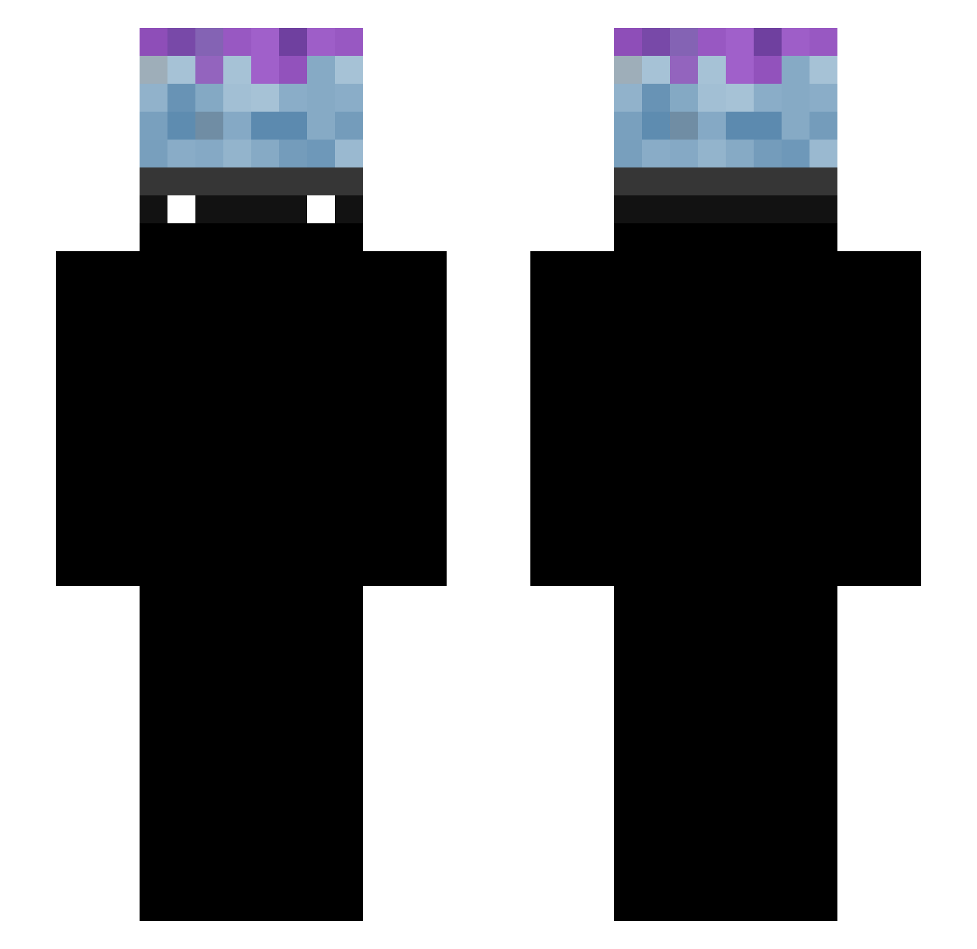 DenizyFTW Minecraft skin, front and back view