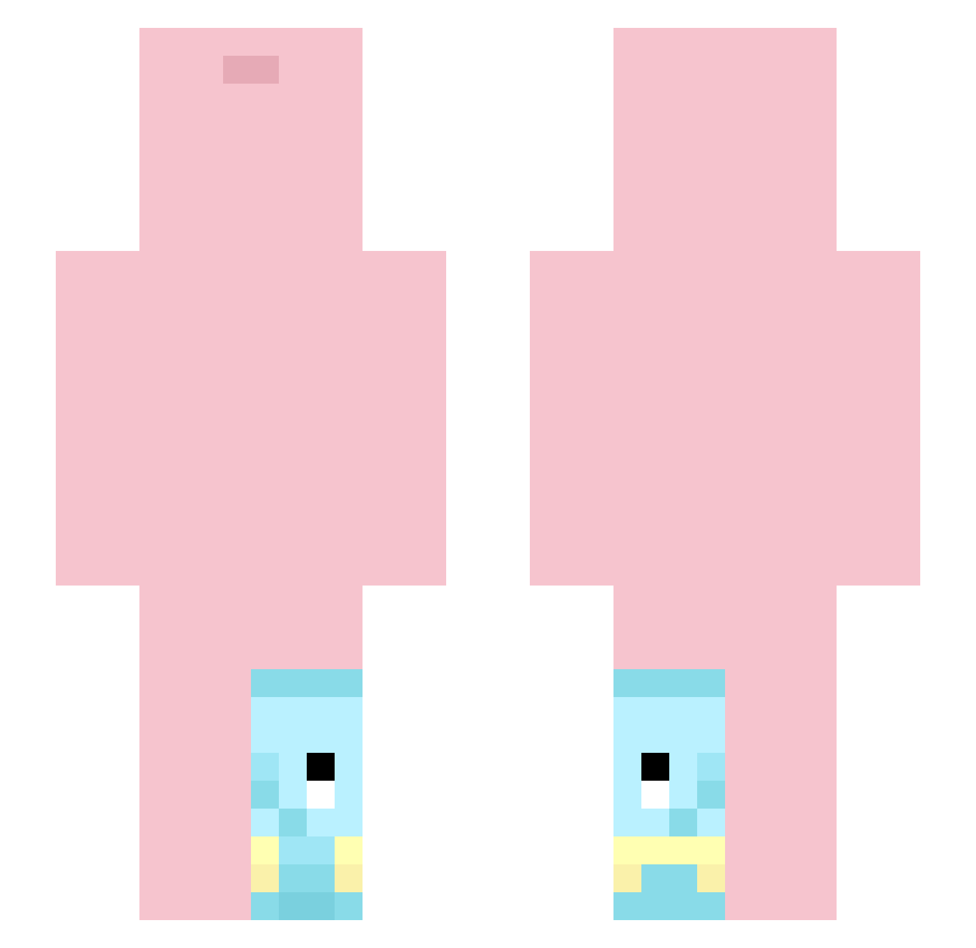 glglgl1224 Minecraft skin, front and back view