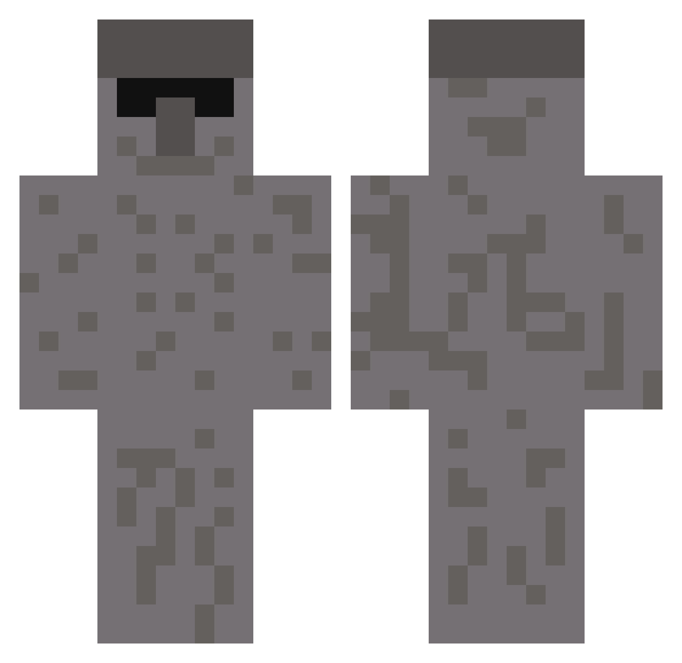 MAN_DU_KIM Minecraft skin, front and back view