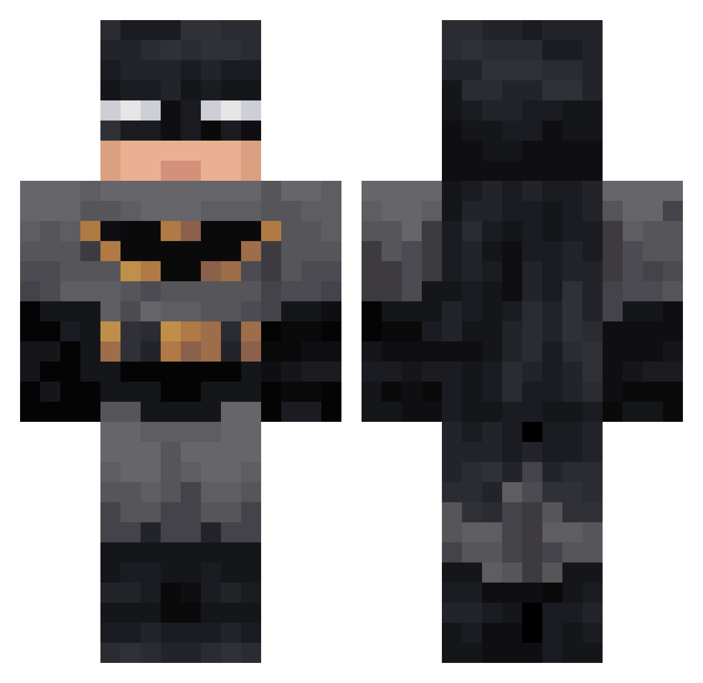 PRALIX0 Minecraft skin, front and back view