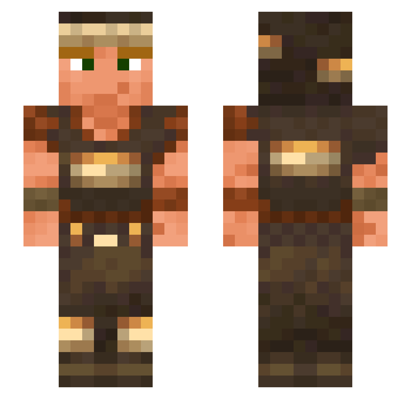 starling_ok Minecraft skin, front and back view