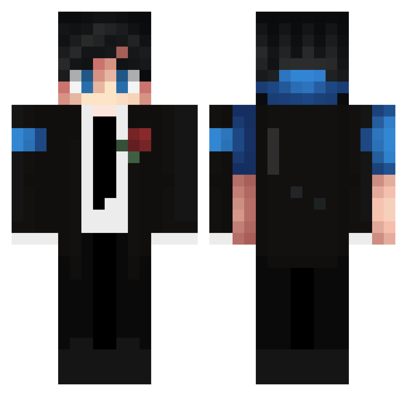 Sward__ Minecraft skin, front and back view