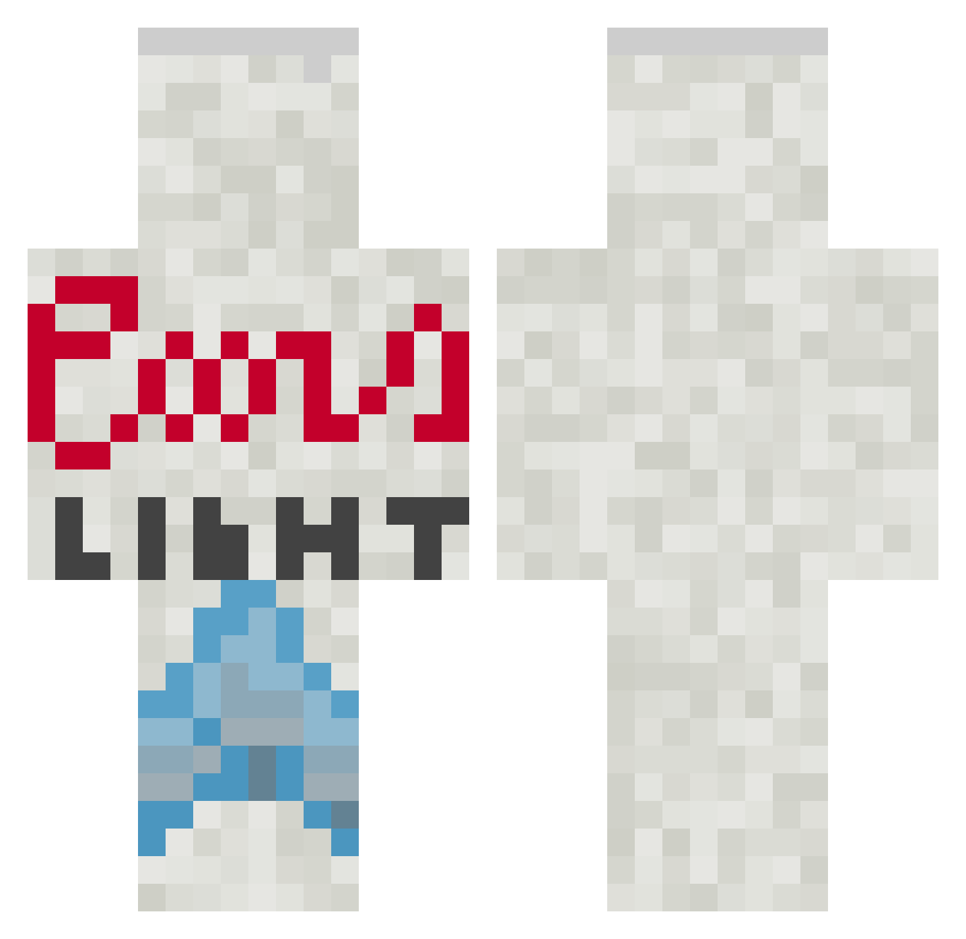JOJO_DE_TOTO Minecraft skin, front and back view