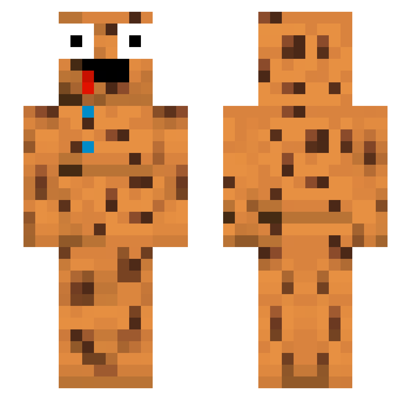 ThisIsMyIgn Minecraft skin, front and back view