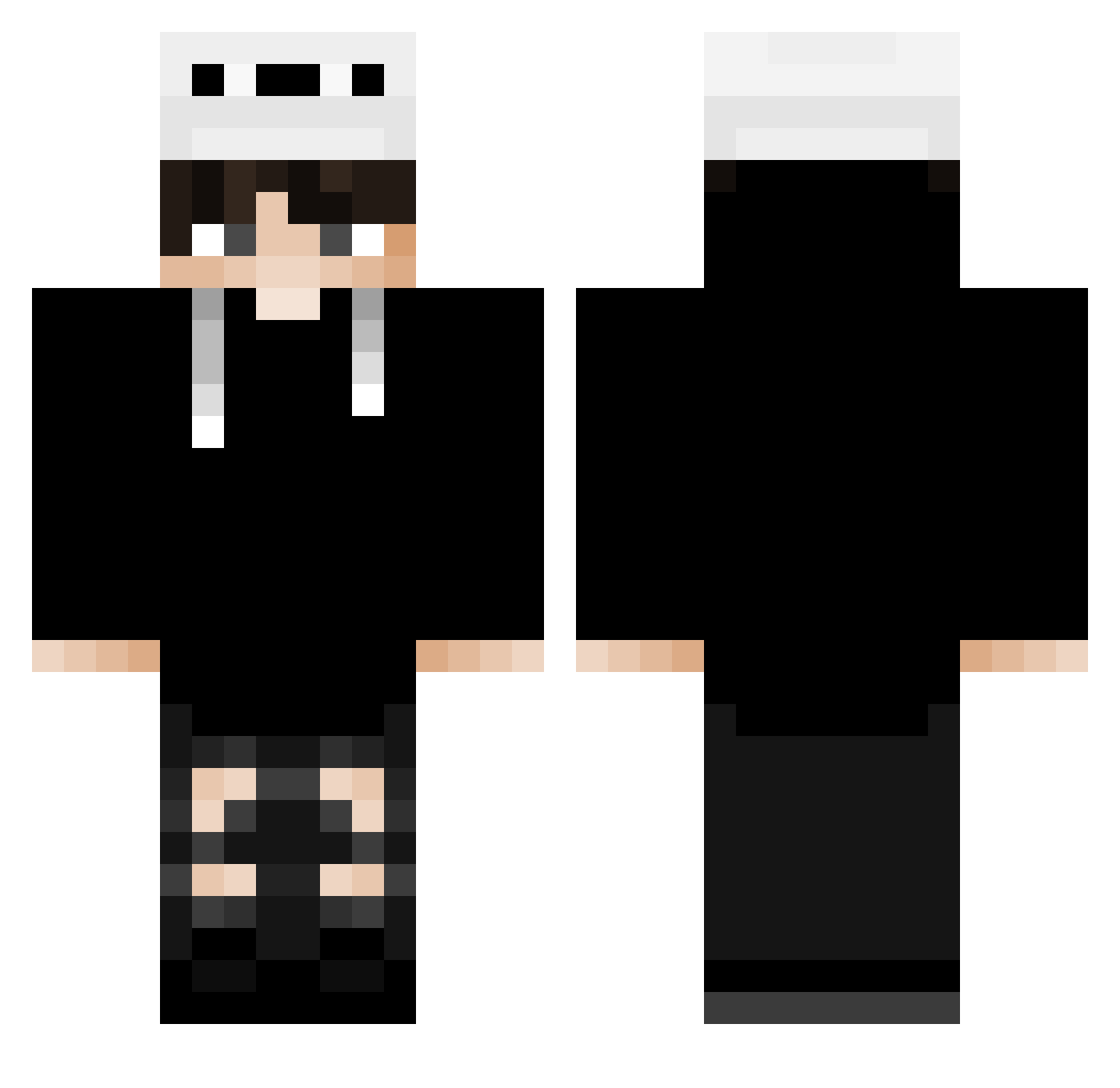rose_are_rosie Minecraft skin, front and back view