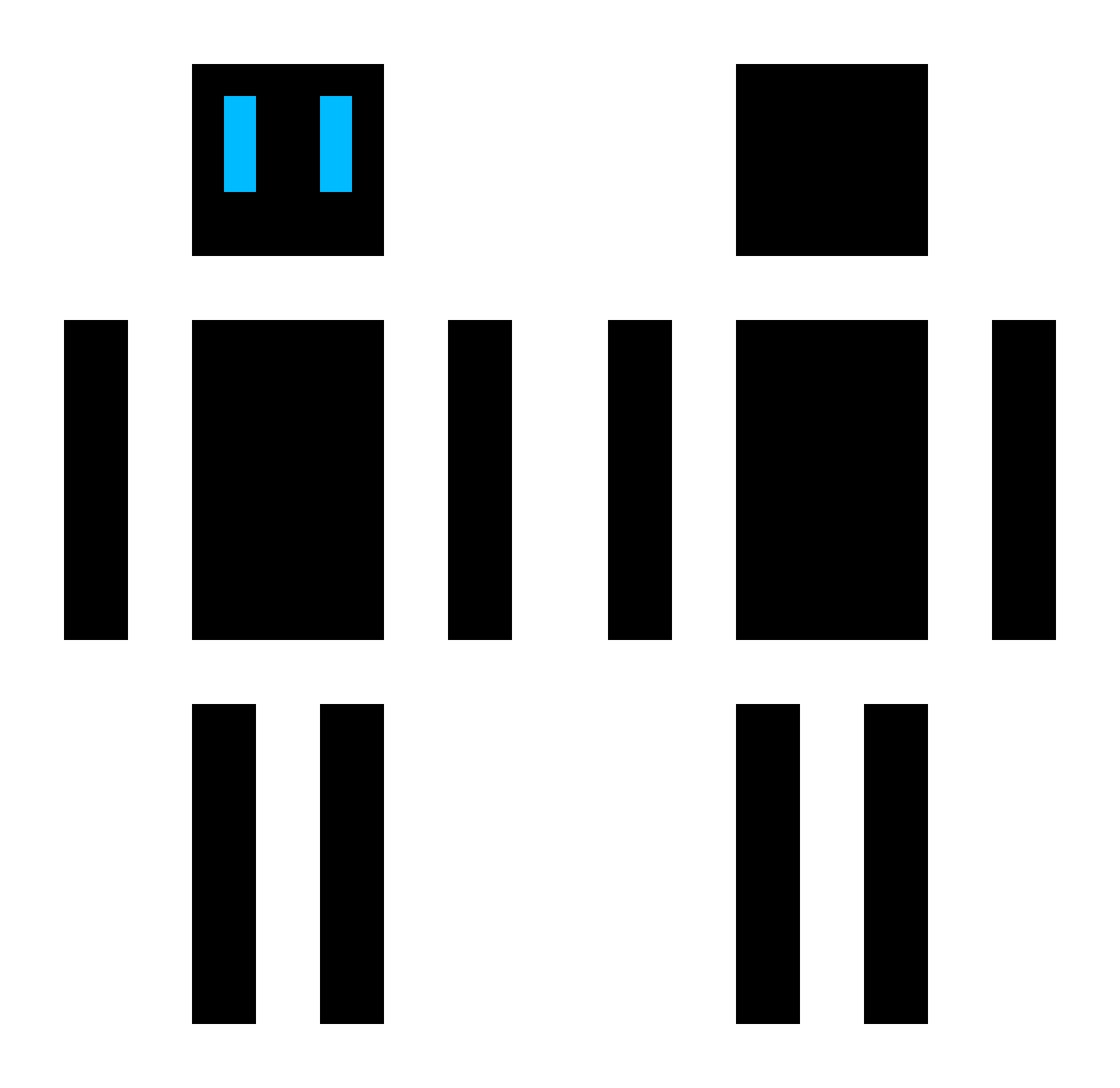 Sun_Xy3 Minecraft skin, front and back view