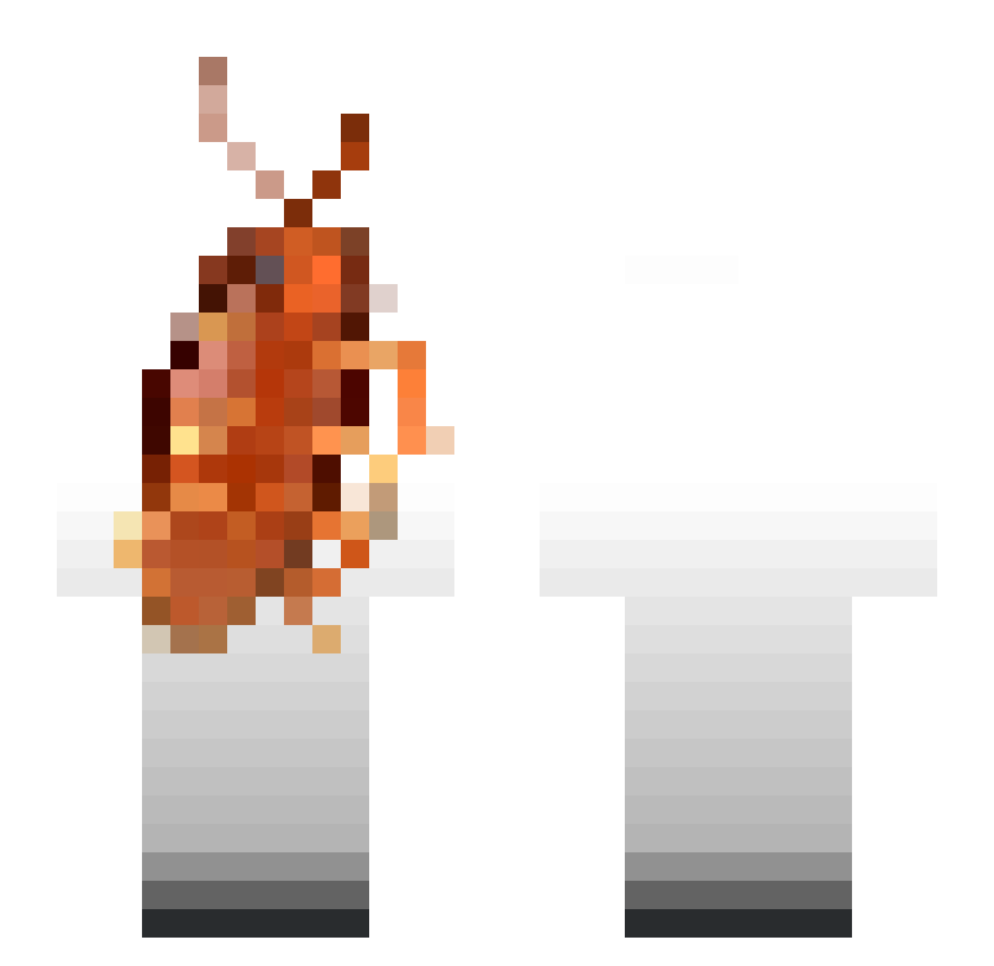 Shaicho_ Minecraft skin, front and back view