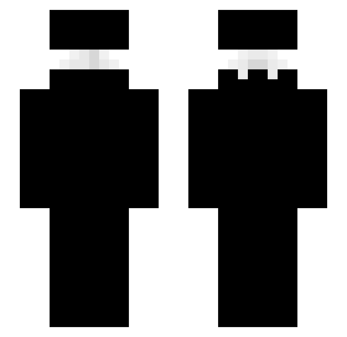 stehlykovi Minecraft skin, front and back view