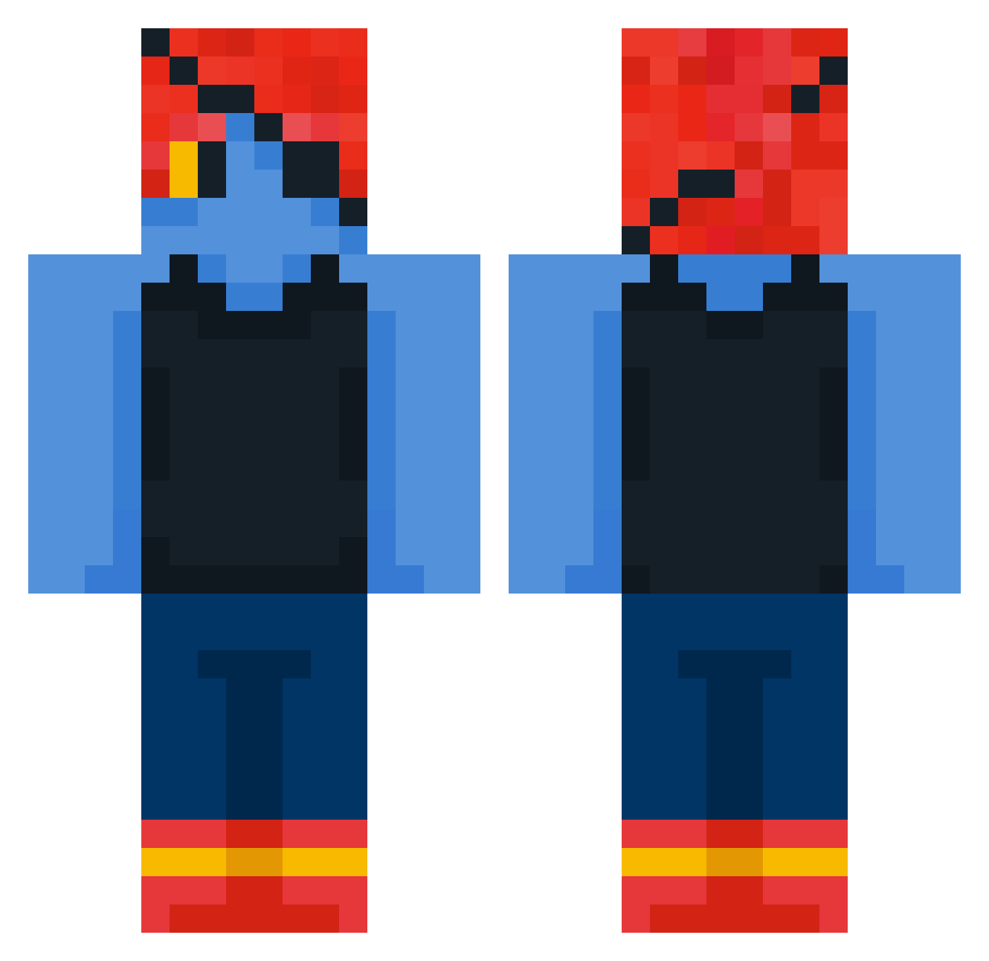 Papas_con_mojo Minecraft skin, front and back view