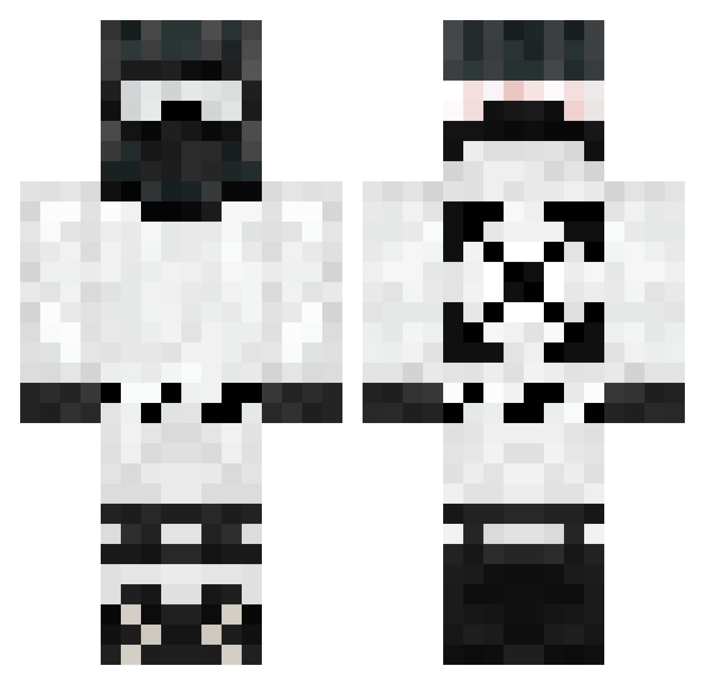 Seannyboy1125 Minecraft skin, front and back view