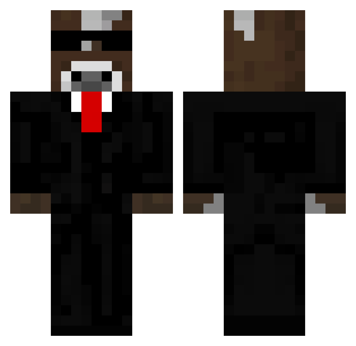 UndyingDeer5693 Minecraft skin, front and back view