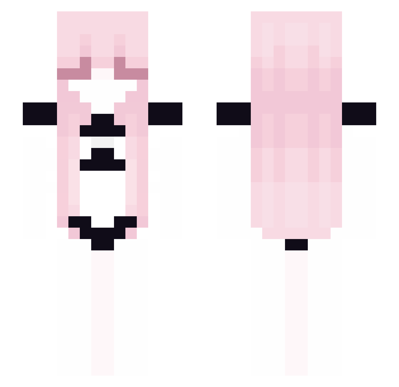 IgrisTheKnight Minecraft skin, front and back view