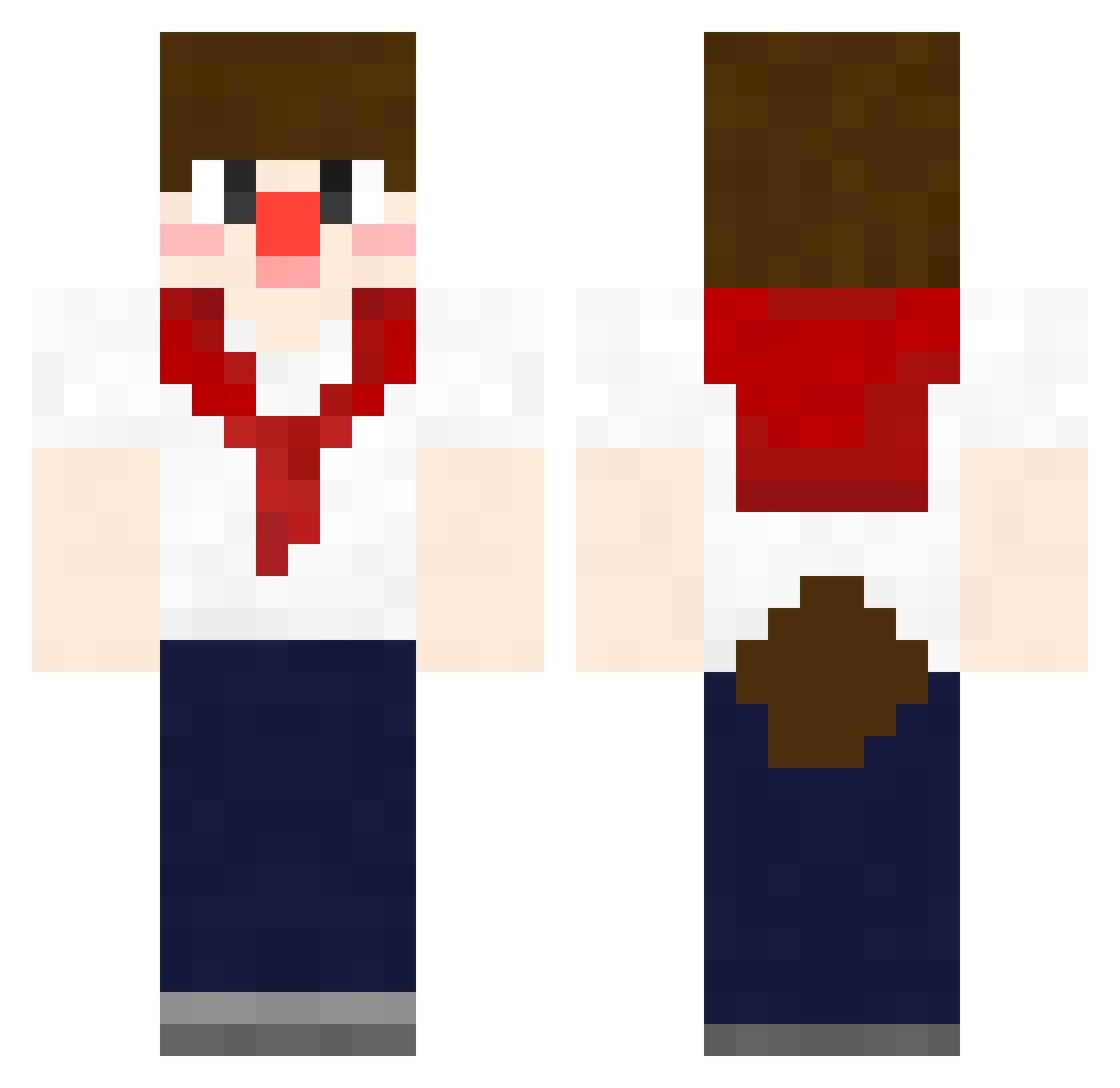 kjh9856 Minecraft skin, front and back view