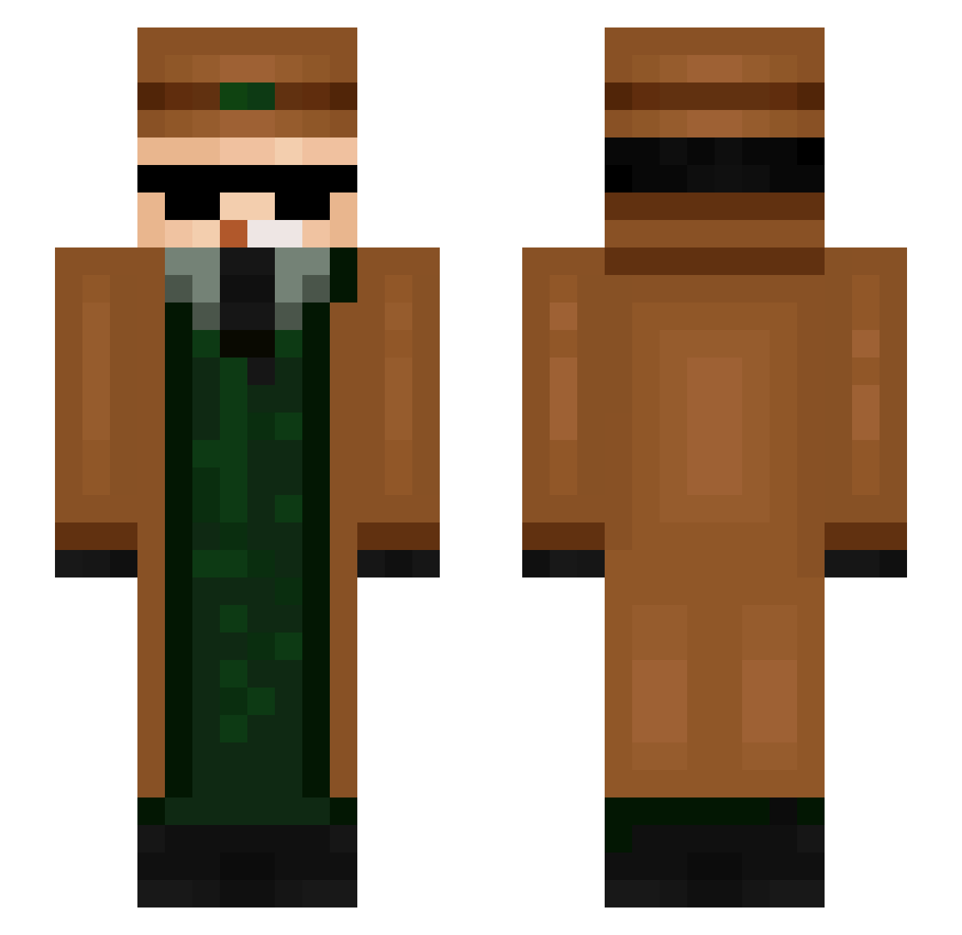 Qu1nten_ Minecraft skin, front and back view