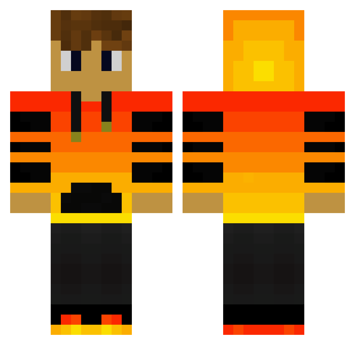 1x1x1x1x1x1x1211 Minecraft skin, front and back view