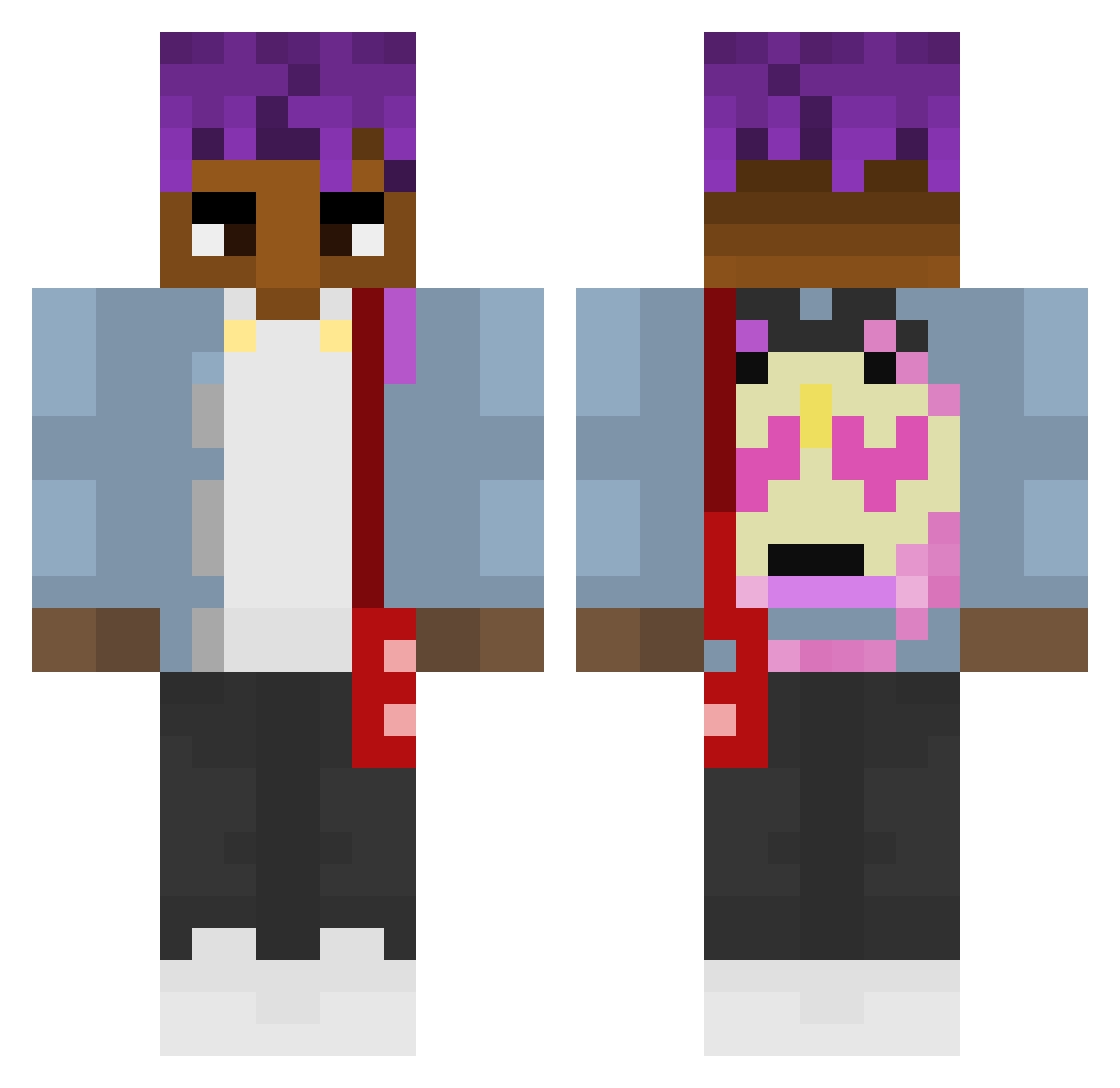 N3xt_DD Minecraft skin, front and back view