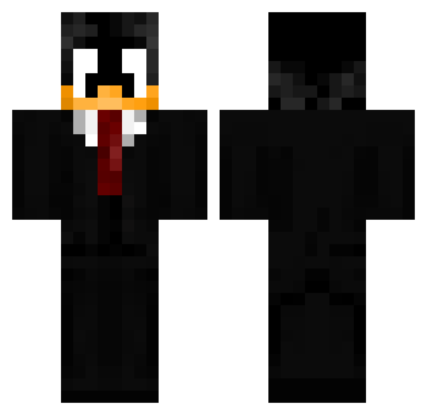 balinalex Minecraft skin, front and back view
