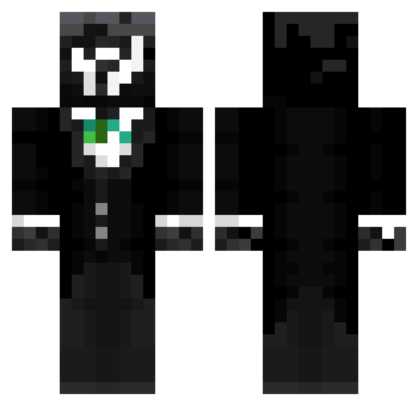 Thatdude69420 Minecraft skin, front and back view