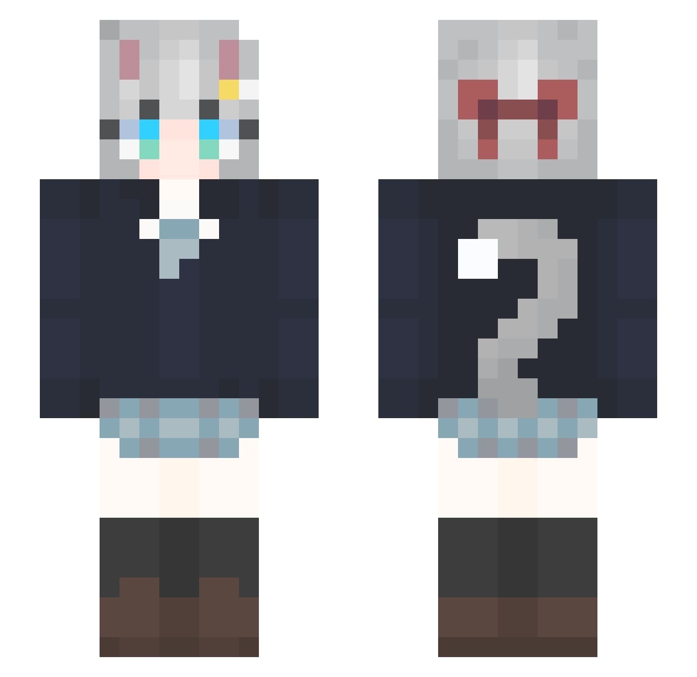 sabineko_427 Minecraft skin, front and back view