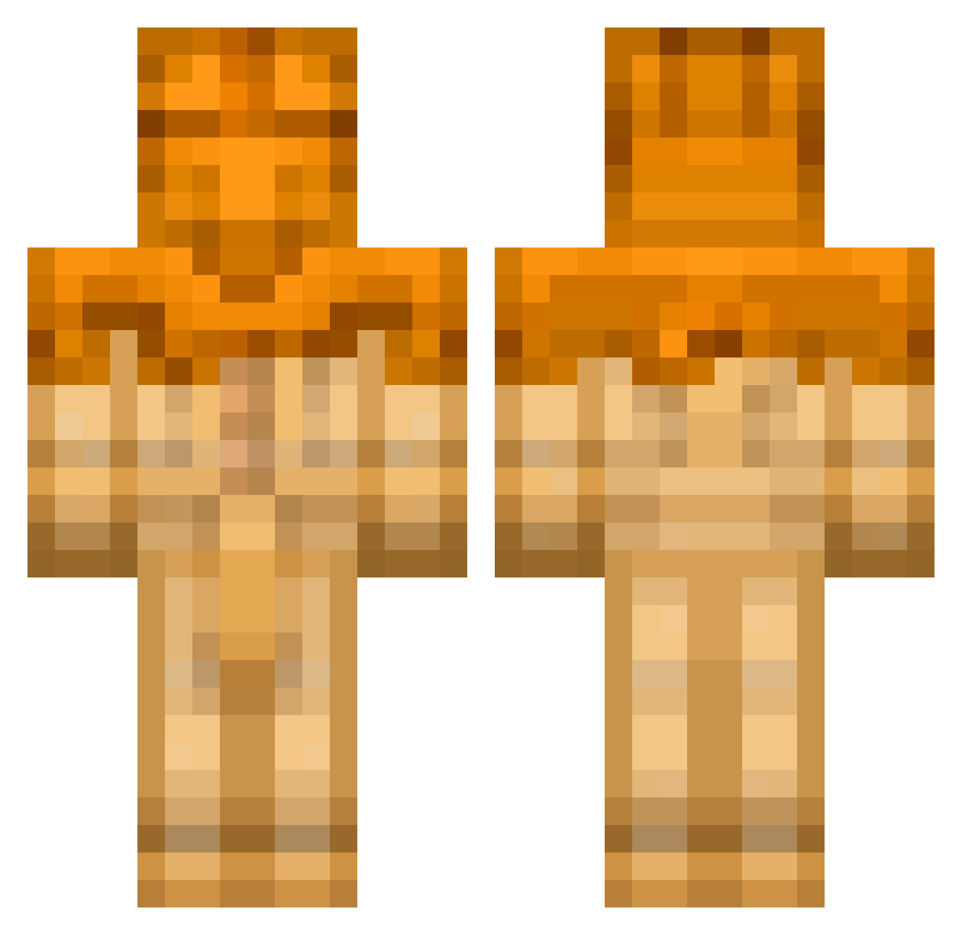 sullll1 Minecraft skin, front and back view