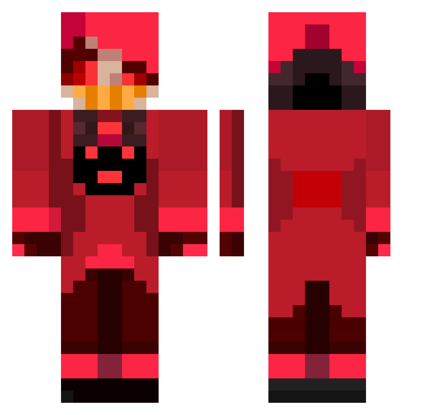 Yeetusthe3rd99 Minecraft skin, front and back view