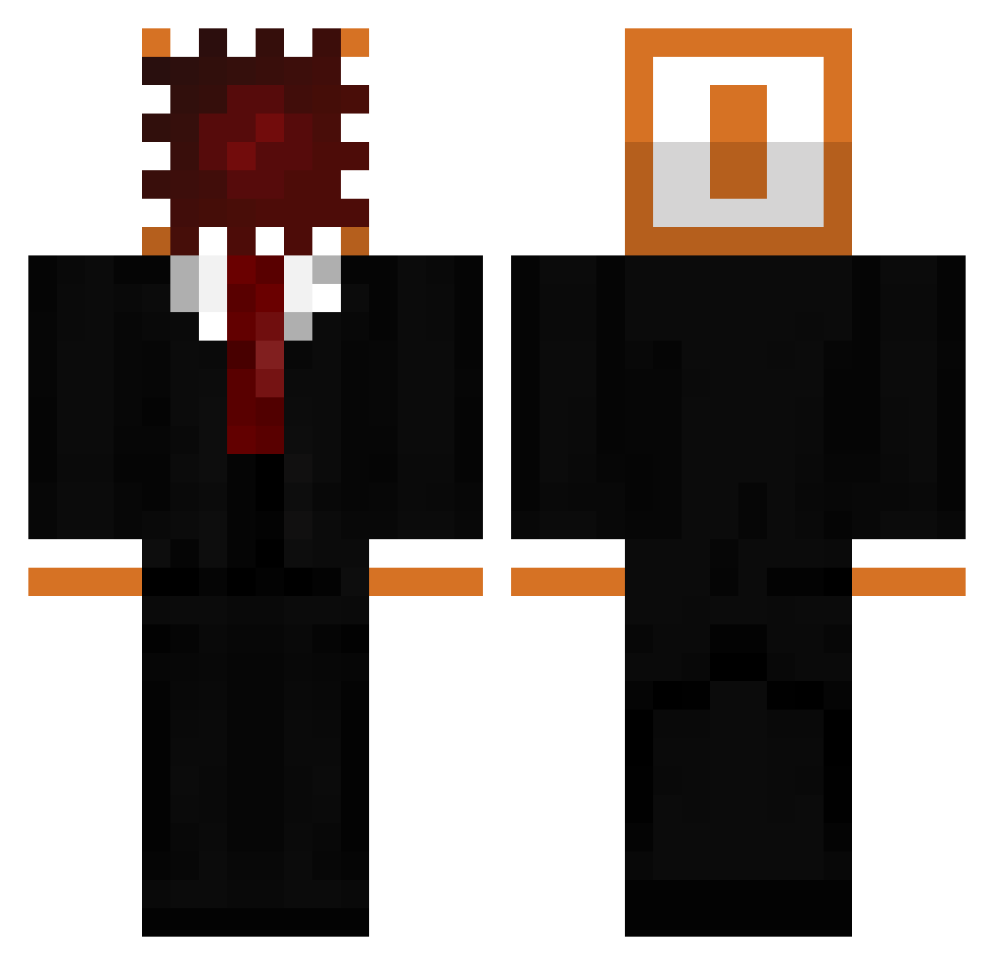 Deliriousk_ Minecraft skin, front and back view