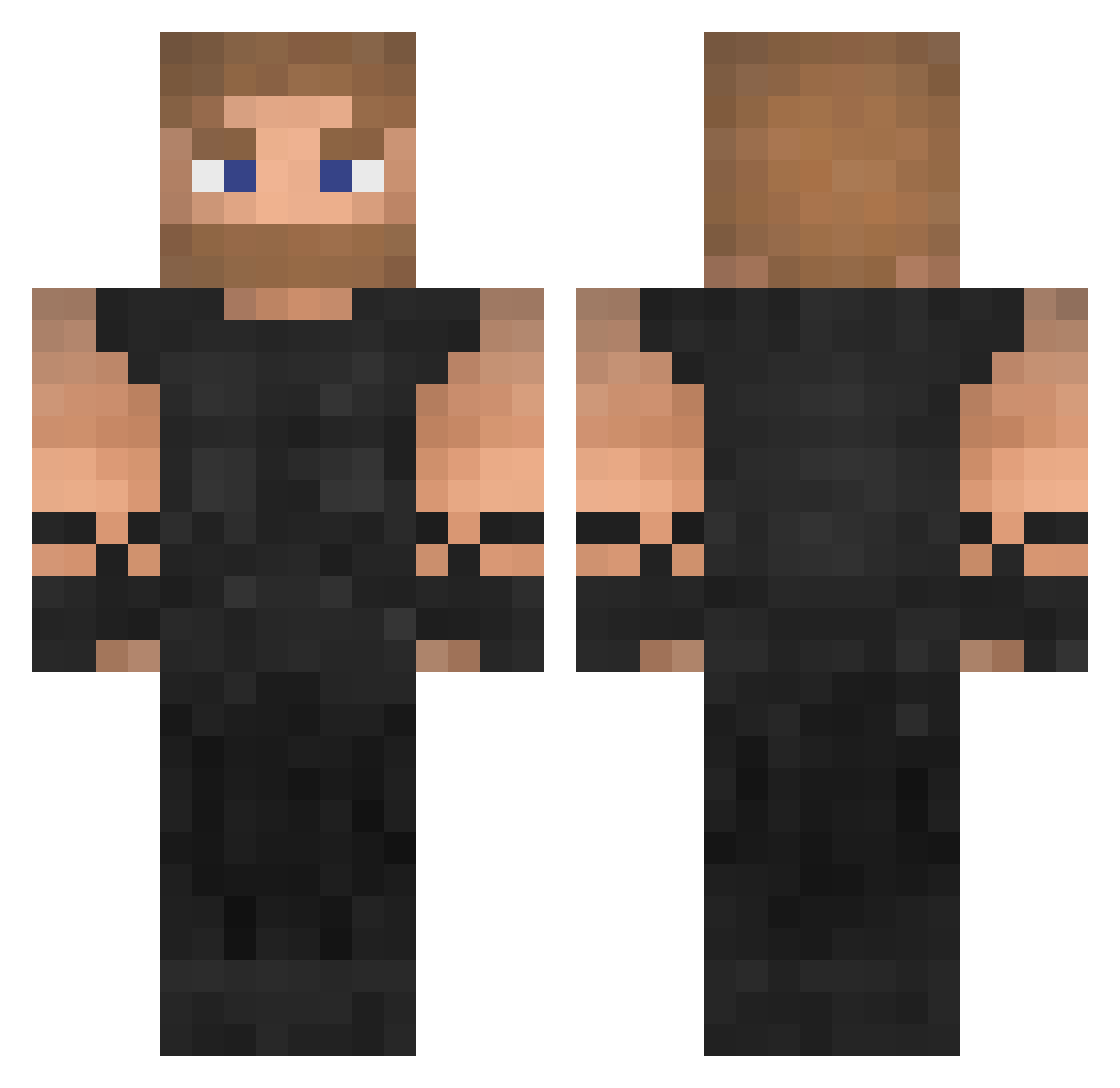 ZL0_ Minecraft skin, front and back view