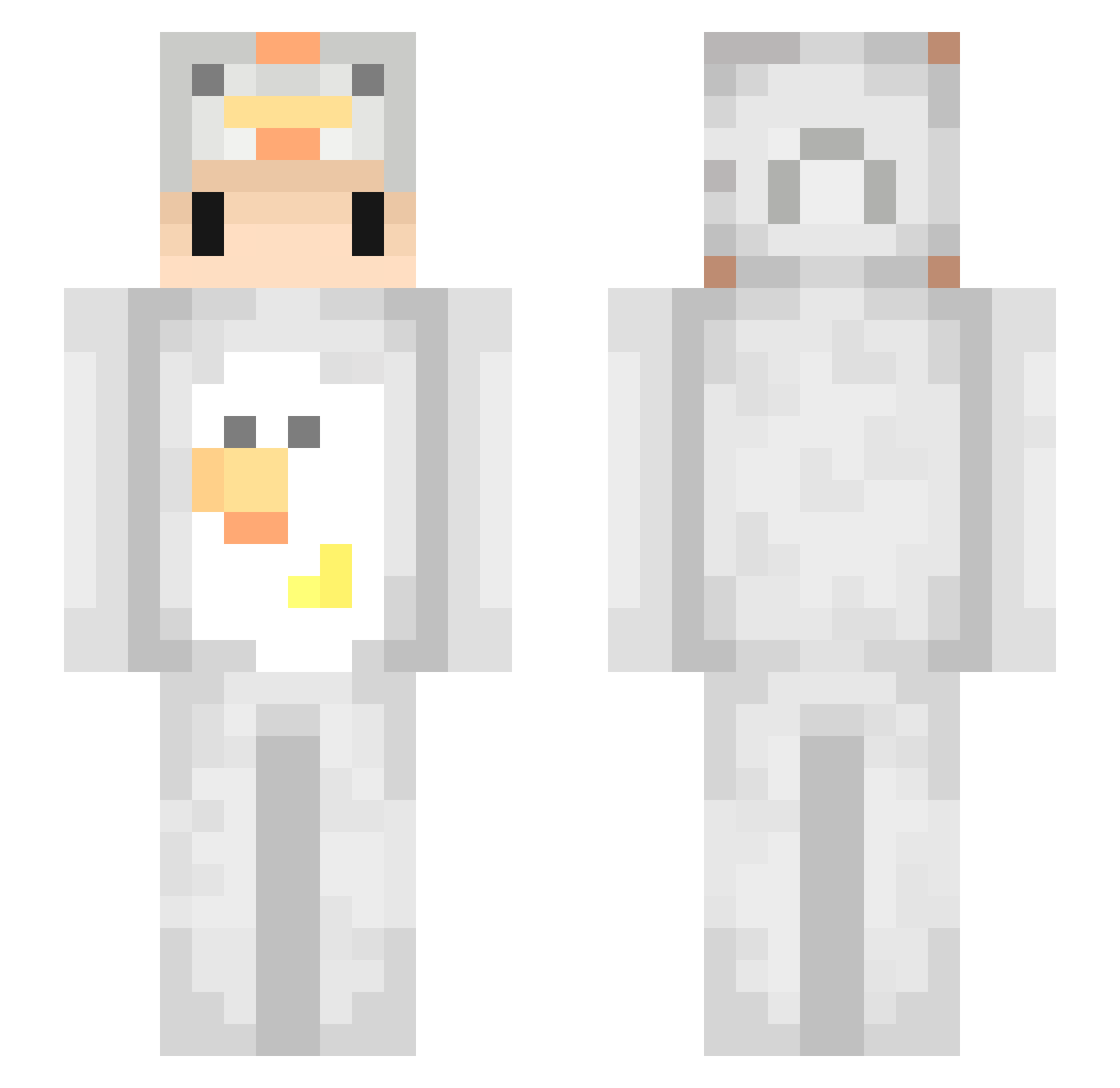 _DarkAngel2233 Minecraft skin, front and back view
