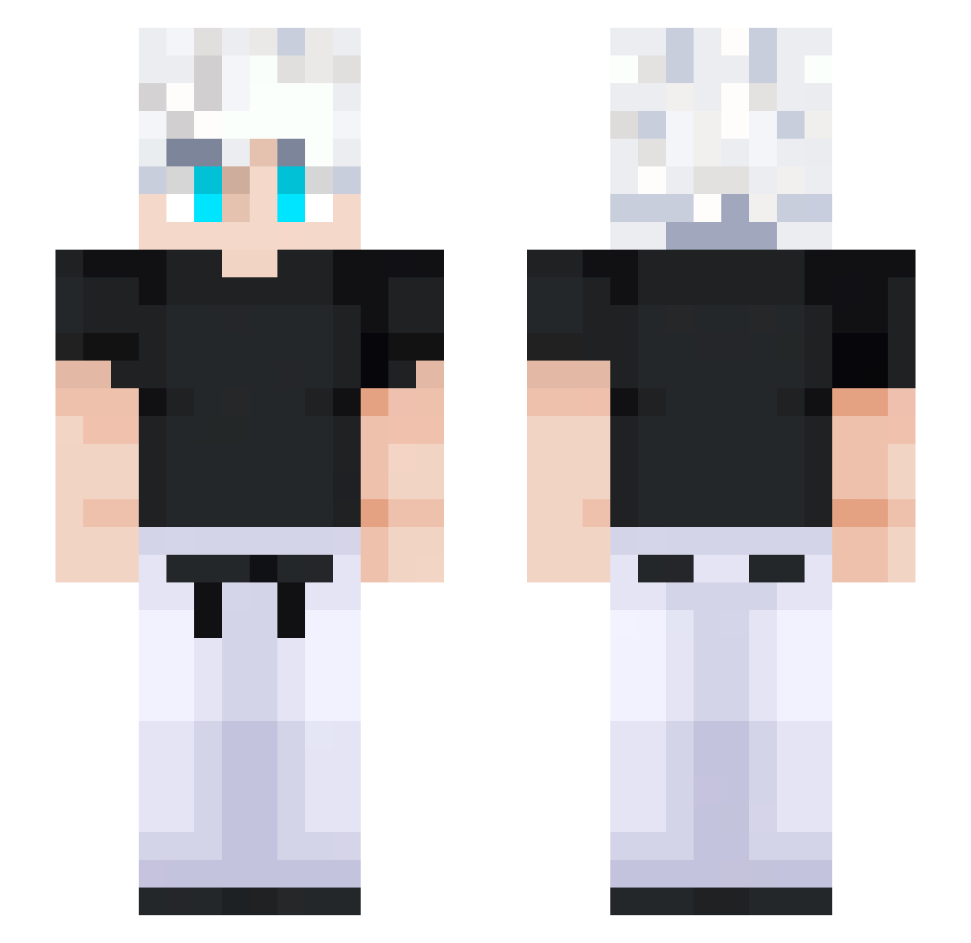 imperialdragon Minecraft skin, front and back view