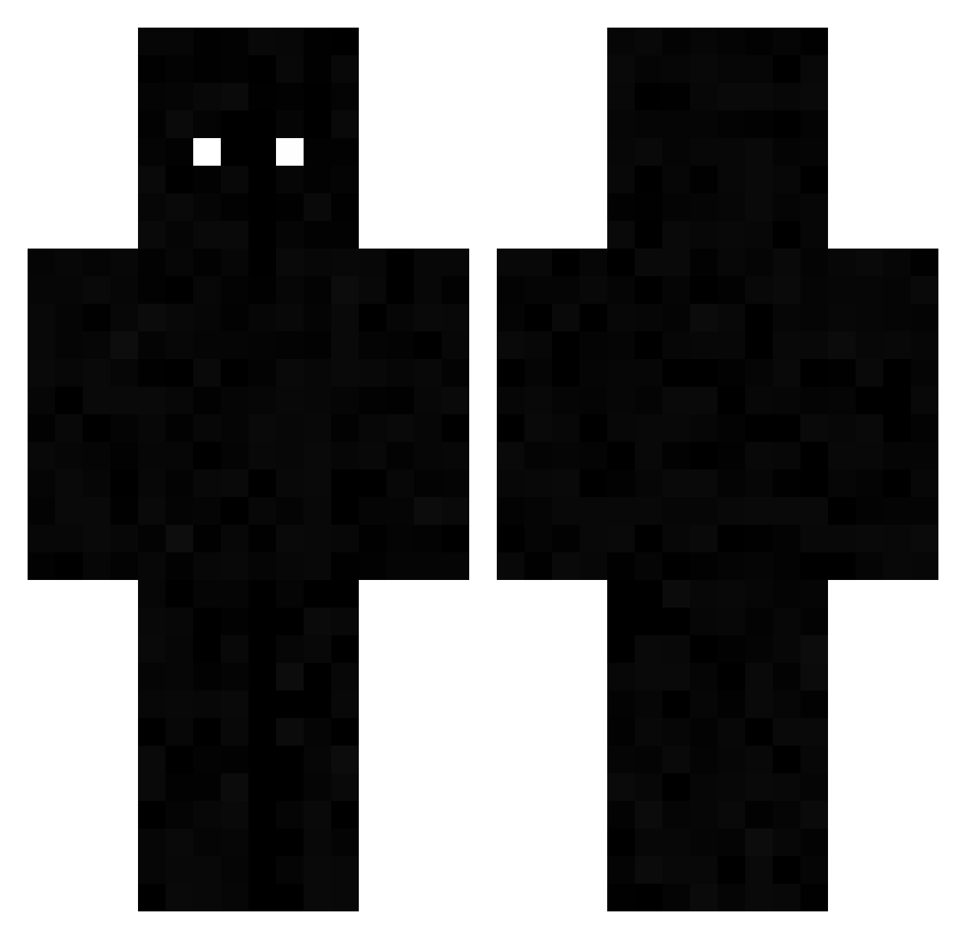 Aldrin Minecraft skin, front and back view