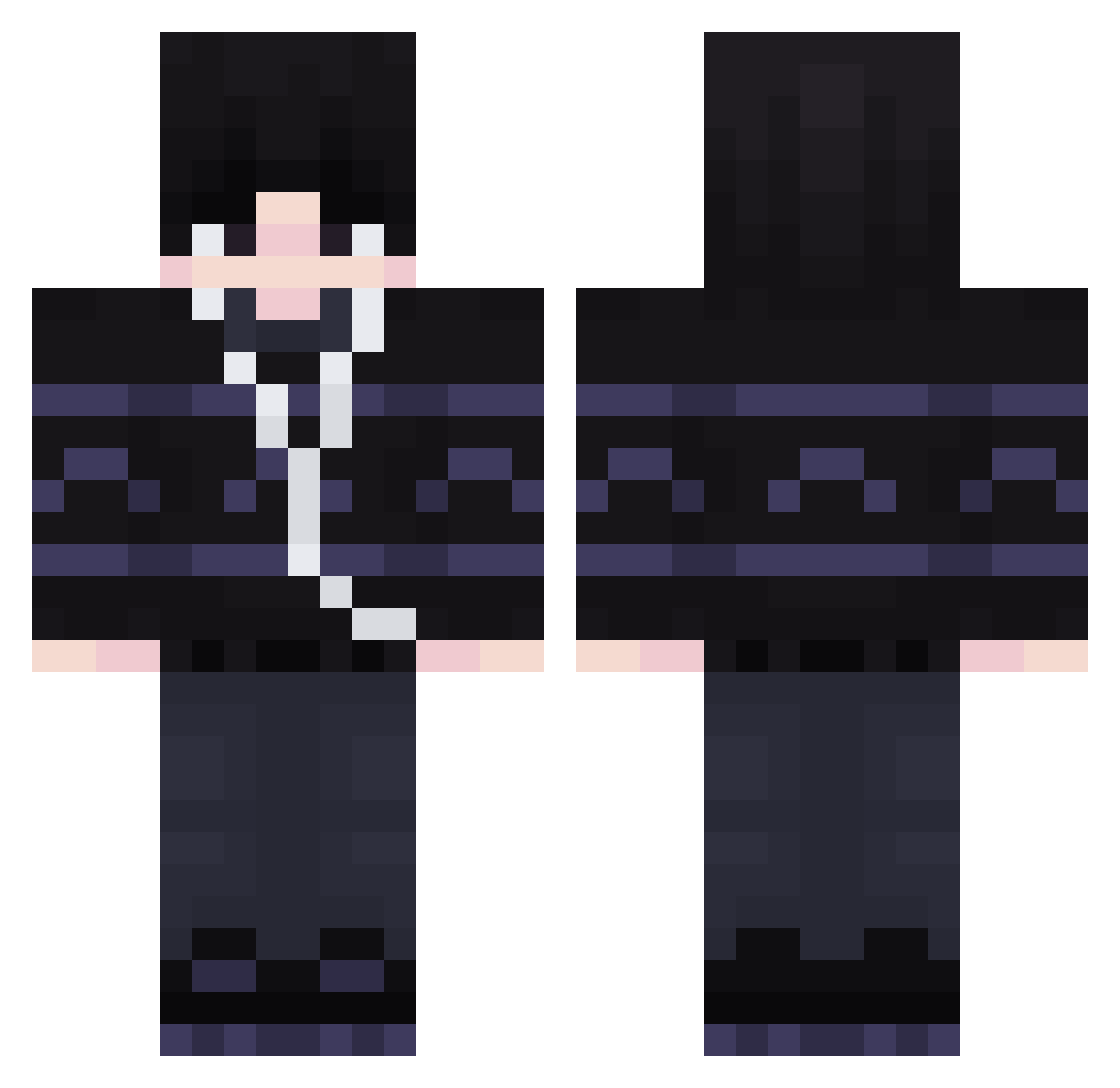 scavvyscav Minecraft skin, front and back view