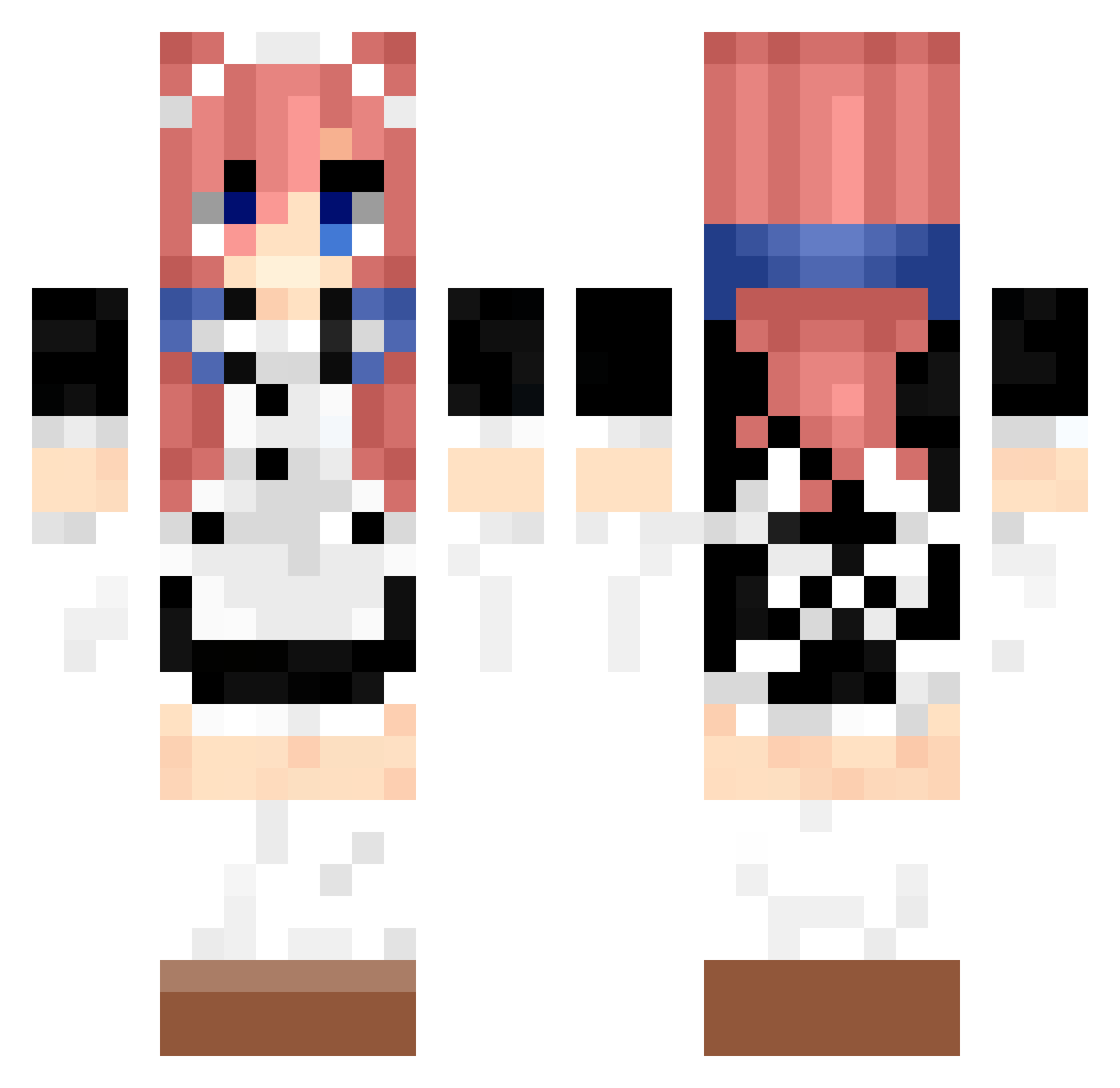 tim0956 Minecraft skin, front and back view