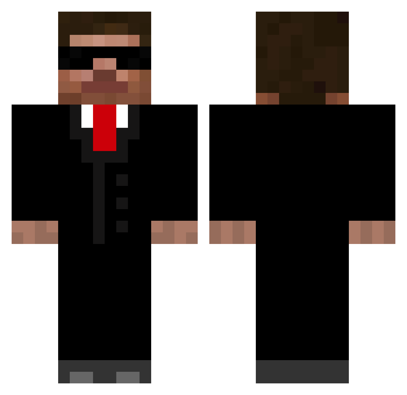 marcika223 Minecraft skin, front and back view