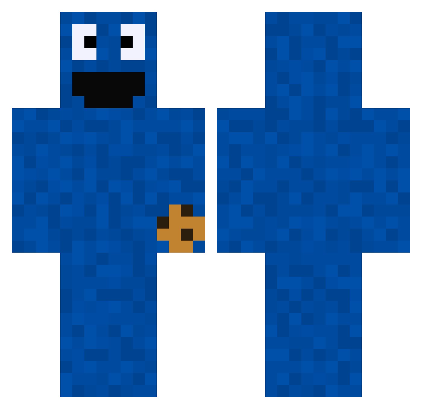 seongqi Minecraft skin, front and back view