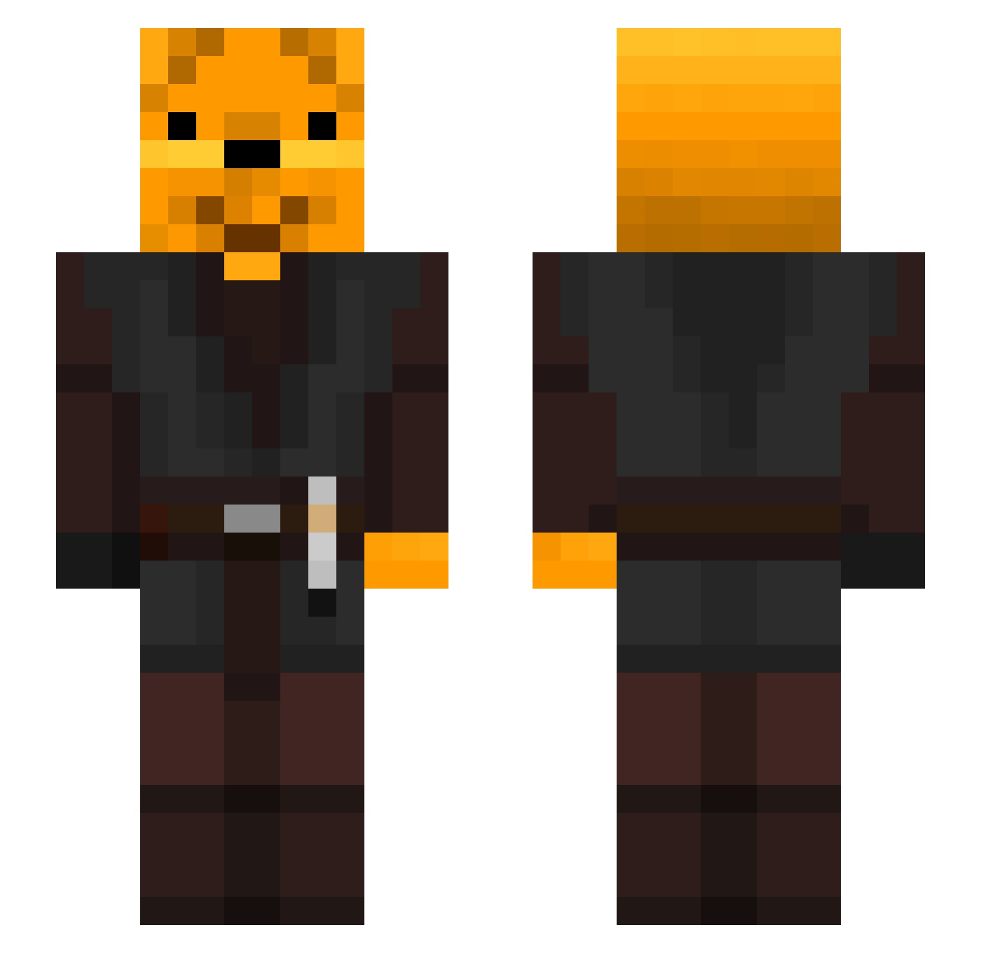Armenien14 Minecraft skin, front and back view