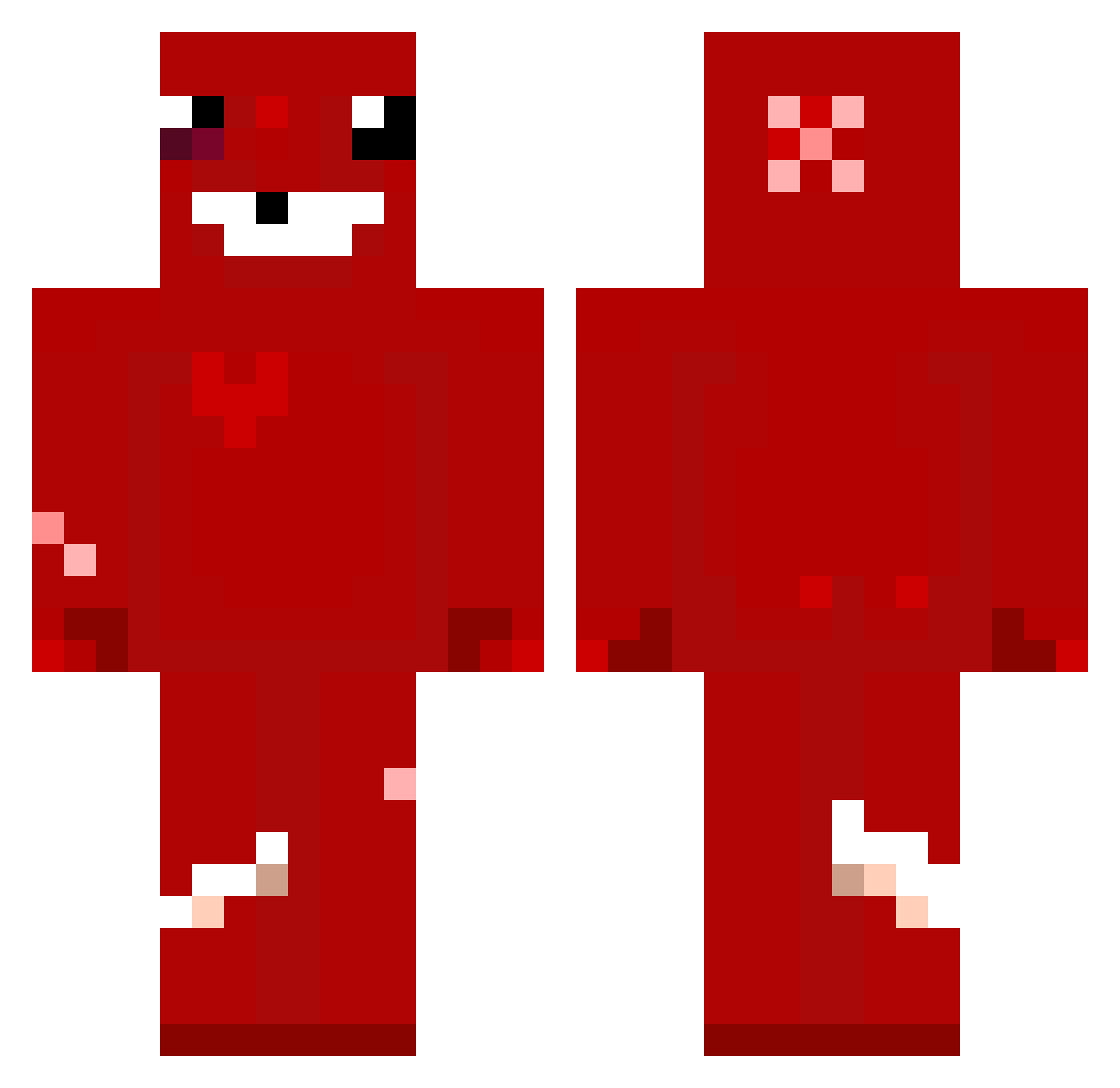 arTusHA_ Minecraft skin, front and back view