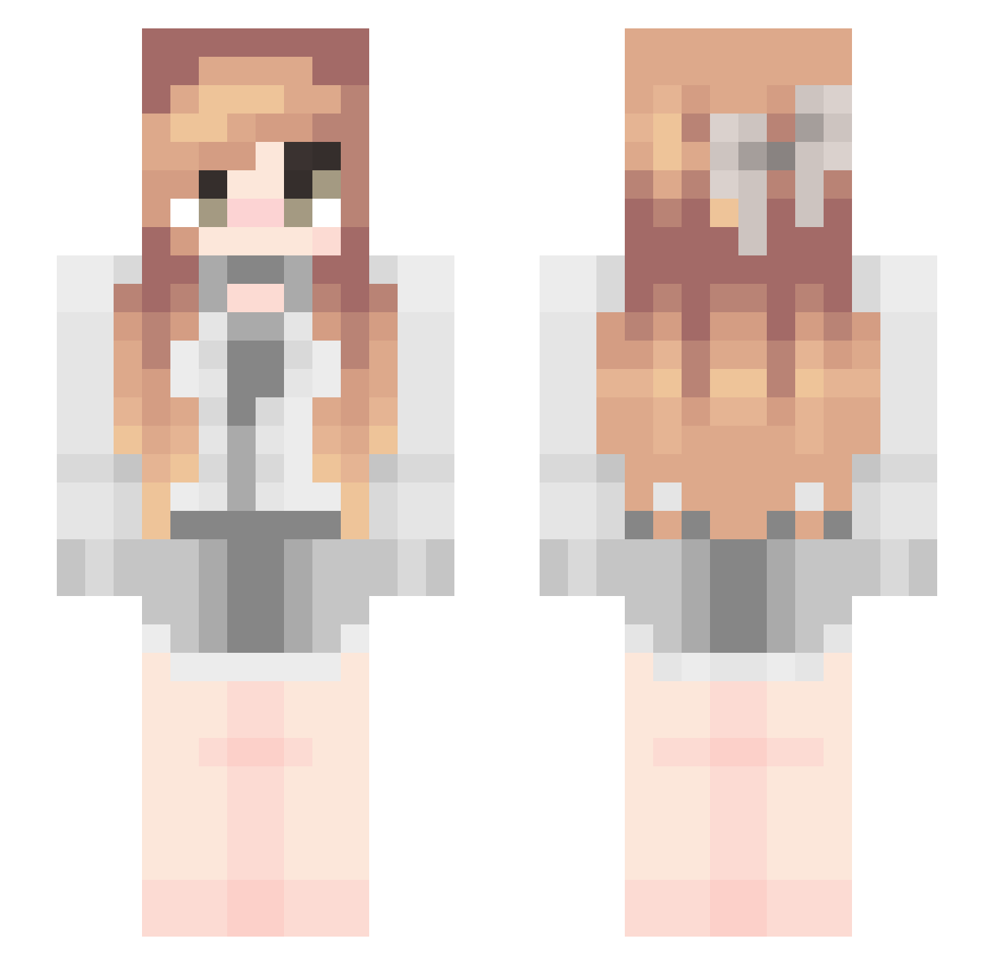 TodesDrach3 Minecraft skin, front and back view