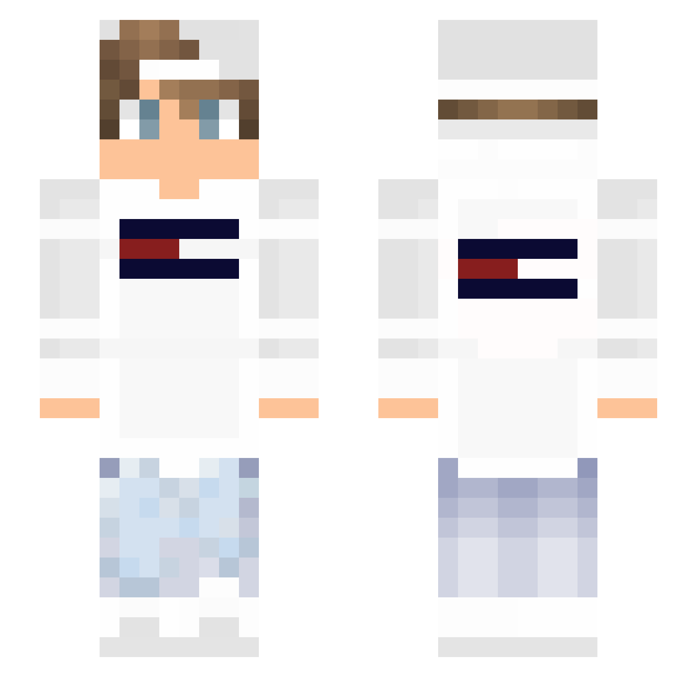 Die_Made_Im_Holz Minecraft skin, front and back view