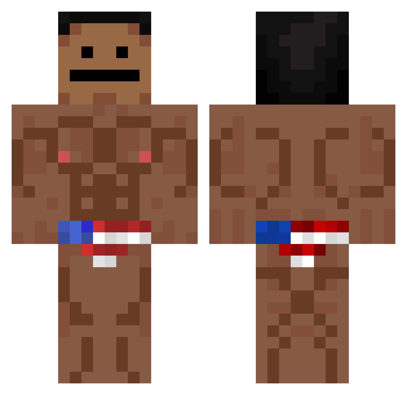 GARGAR_E Minecraft skin, front and back view