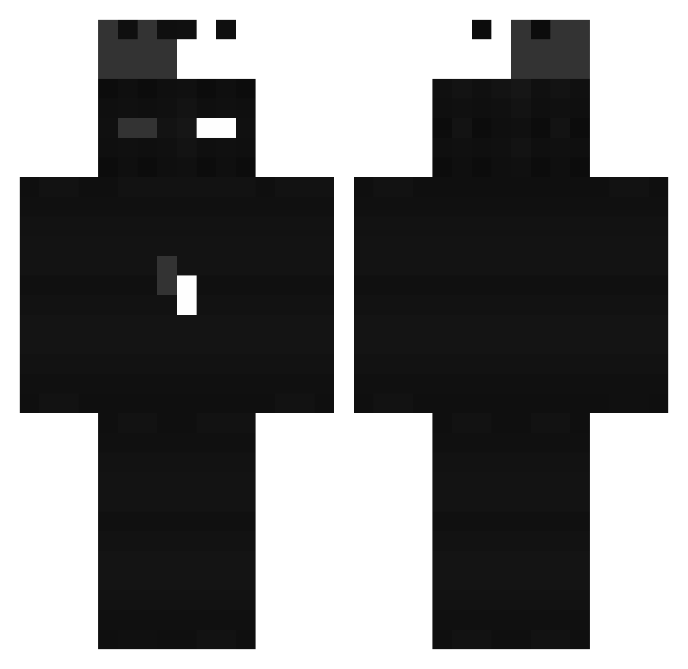 BENJI0526 Minecraft skin, front and back view