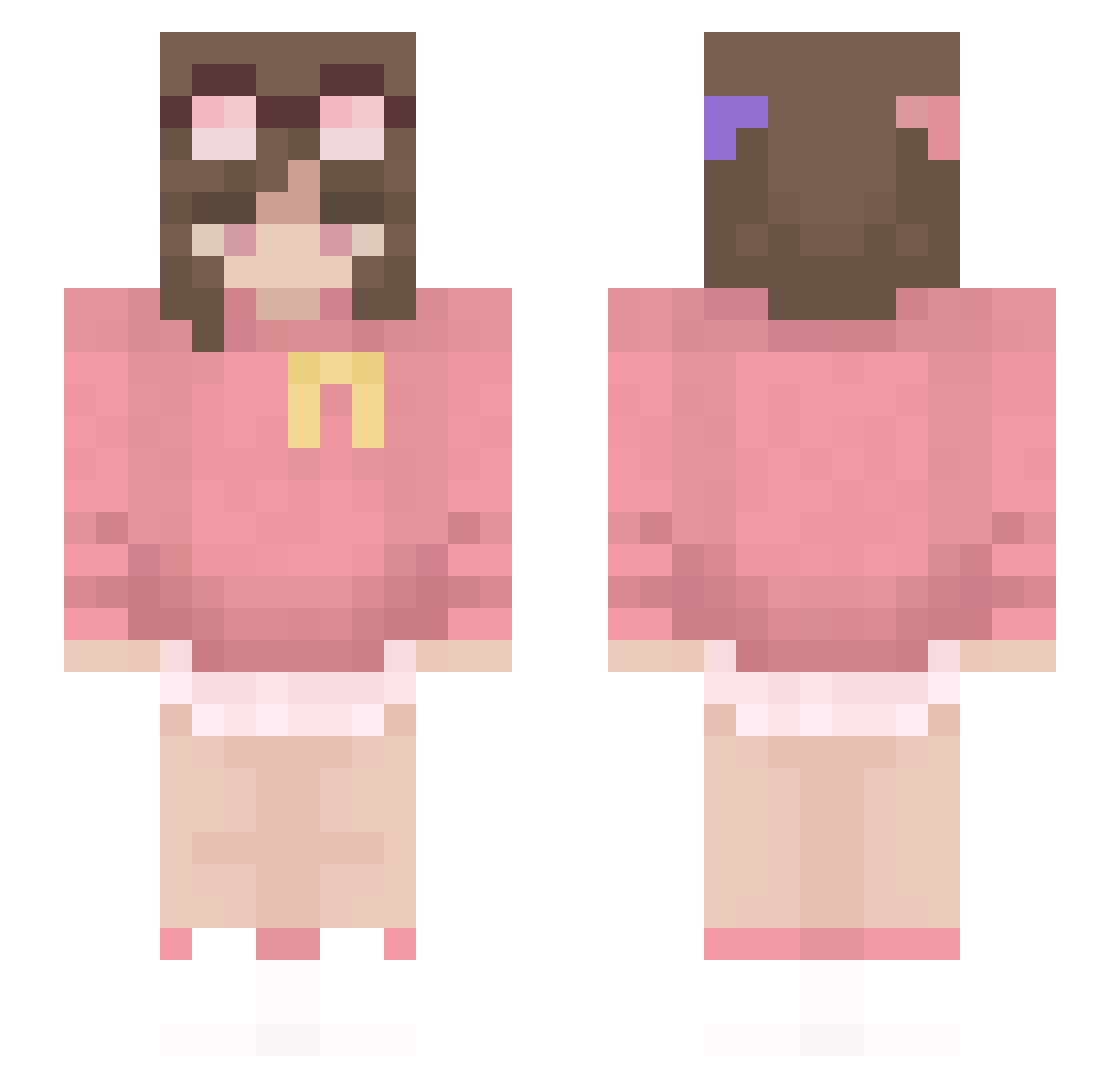 Coreyx_ Minecraft skin, front and back view